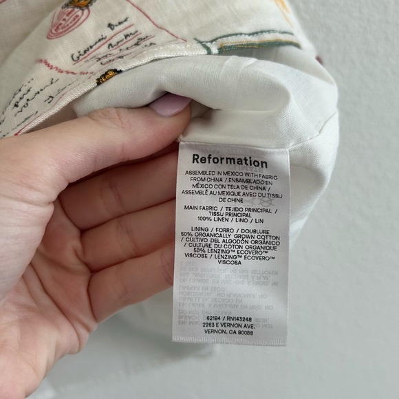 Reformation Cami Linen Dress - Picture 5 of 6